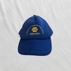 blue America Needs Farmer’s trucker hat, one size.